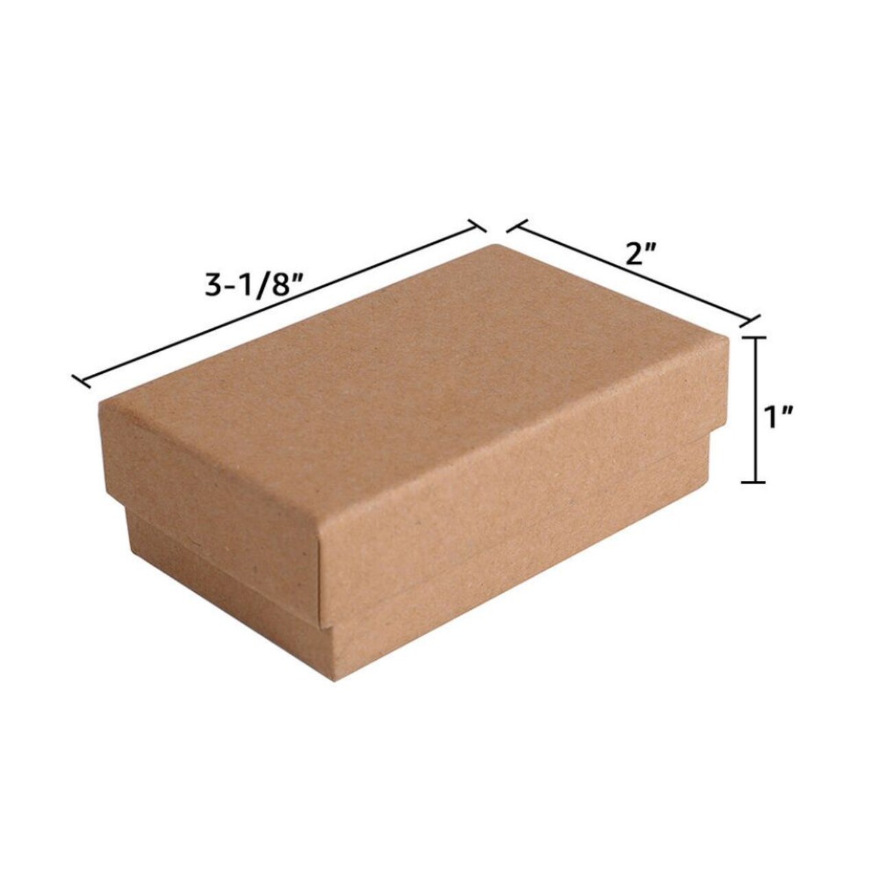 Elegant Kraft Paper Jewelry Gift Boxes - Set of 24 with Sponge Inserts for Necklaces & Bracelets